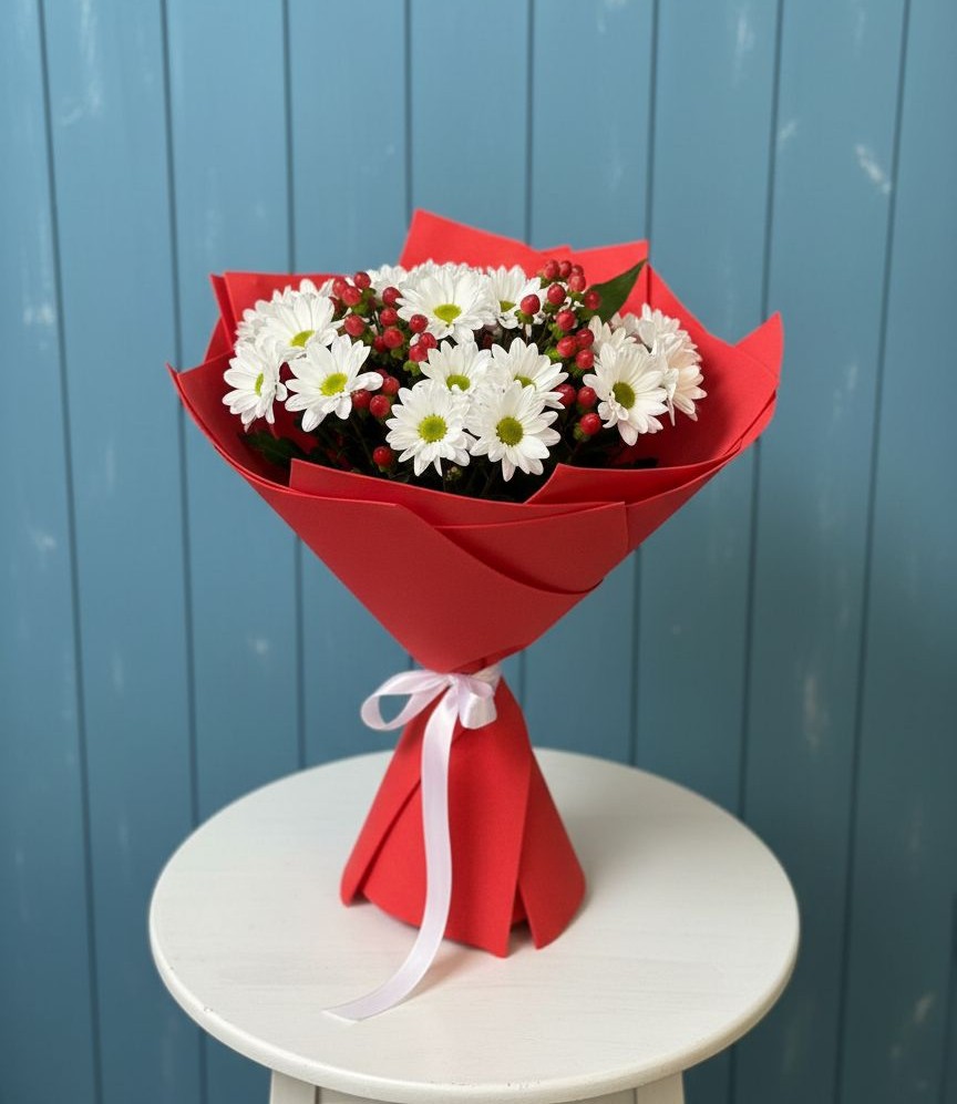 Букет цветов из: Хризантемы в Манушкино