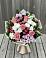 Букет цветов из: Альстромерии, Гвоздики, Розы и Хризантемы в Манушкино