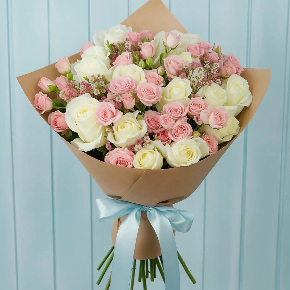 Букет цветов из: Розы в Манушкино