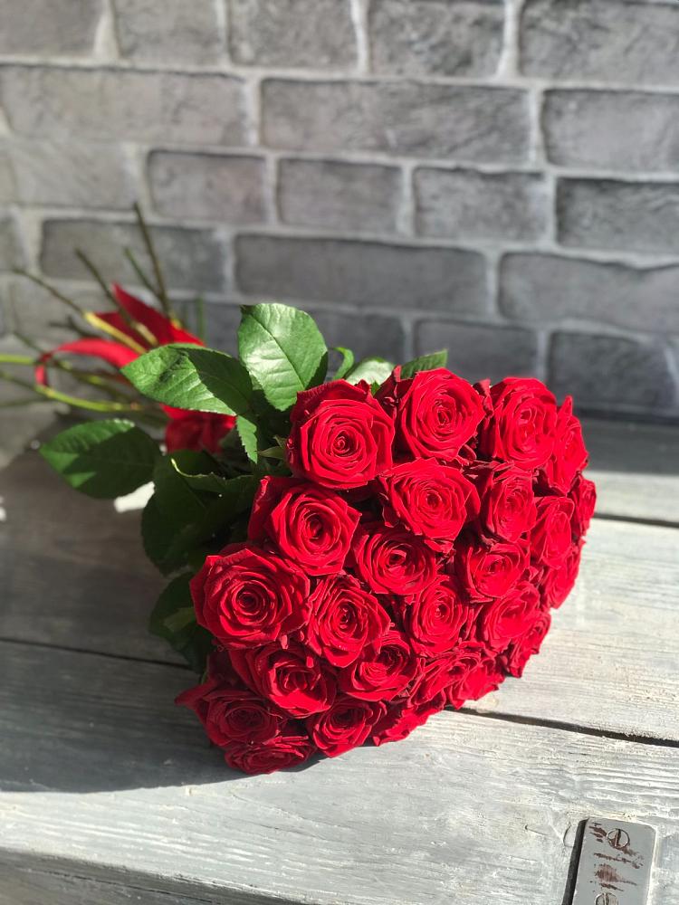 Букет Красные розы Фридом в Манушкино