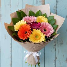 Букет цветов из:  Герберы в Манушкино