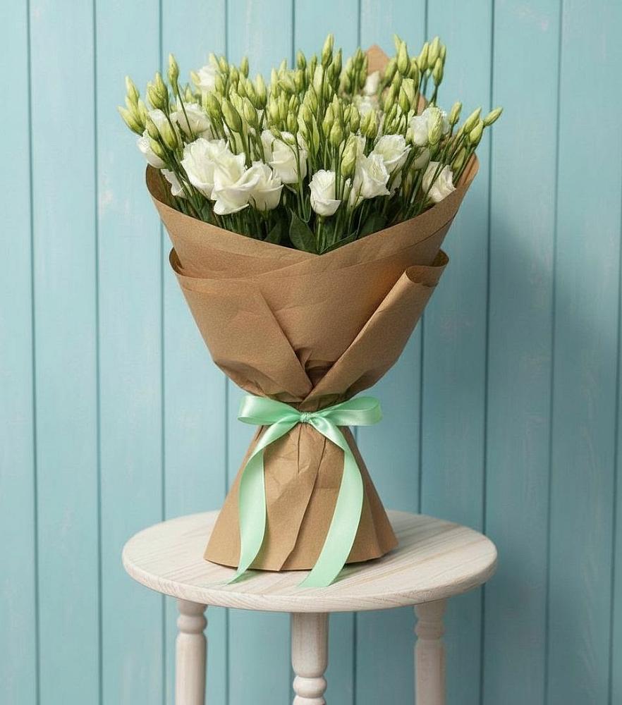 Букет цветов из: Лизиантусы в Манушкино