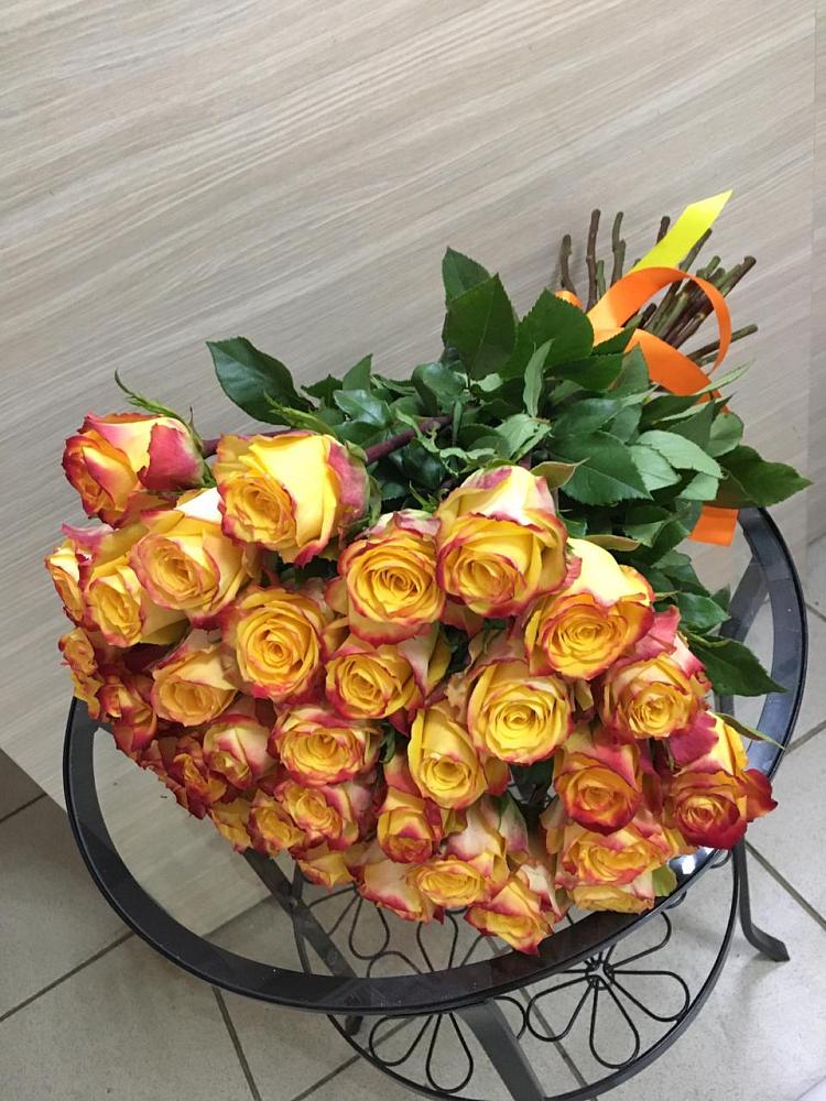 Букет Желтые розы в Манушкино