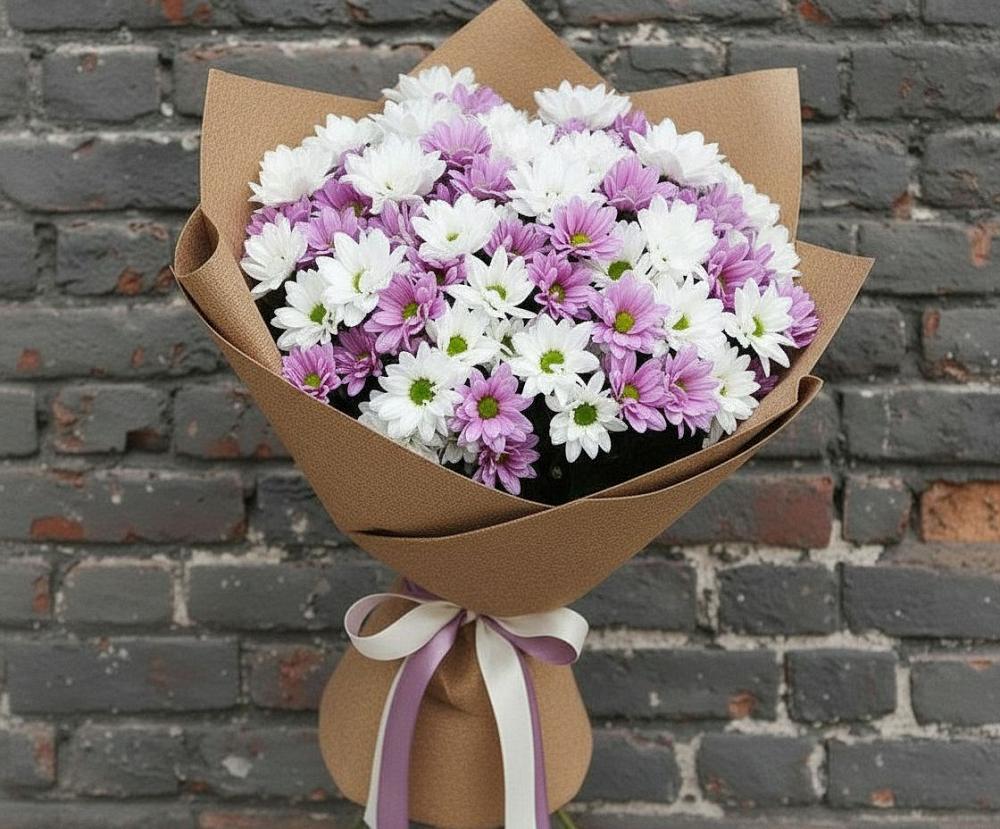 Букет цветов из: Хризантемы в Манушкино