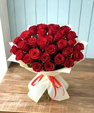 Букет 29 Красных роз в Манушкино