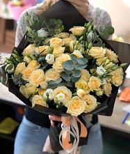 Букет цветов из:  Розы и Лизиантусы #REPLACE_PRED# Манушкино