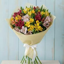 Букет цветов из:  Альстромерии в Манушкино