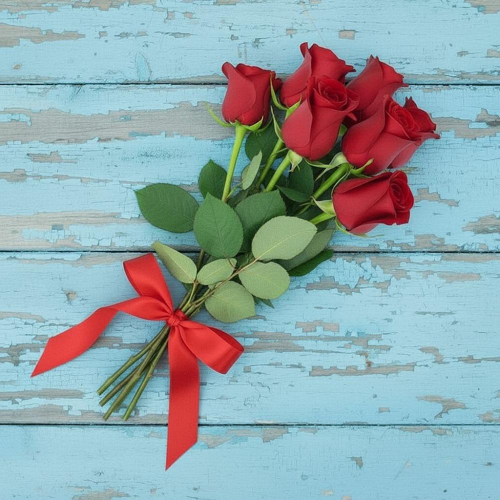 Букет Красные розы в Манушкино