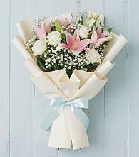 Букет цветов из:  Лилии в Манушкино