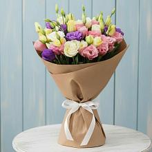 Букет цветов из:  Лизиантусы в Манушкино